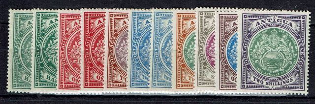 Image of Antigua SG 41/50 VLMM British Commonwealth Stamp